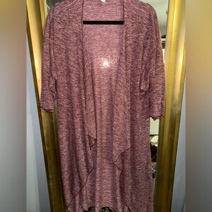 LuLaRoe Burgundy Knit Cardigan